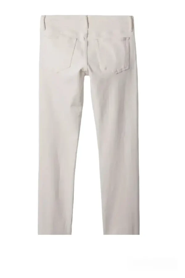 Slim Fit White Jeans - Image 2